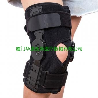 定制批发SBR三孔铰链带套护膝-开口 Hinged Knee brace