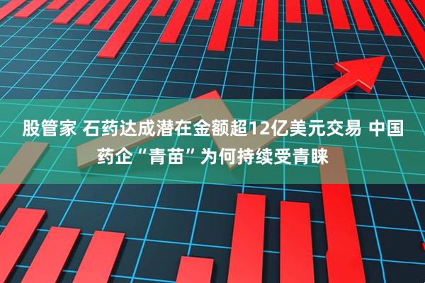 股管家 石药达成潜在金额超12亿美元交易 中国药企“青苗”为何持续受青睐